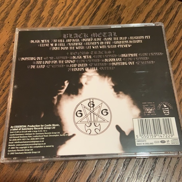 3 for $20 | Venom Black Metal CD album 1982 album heavy metal band - Picture 4 of 6